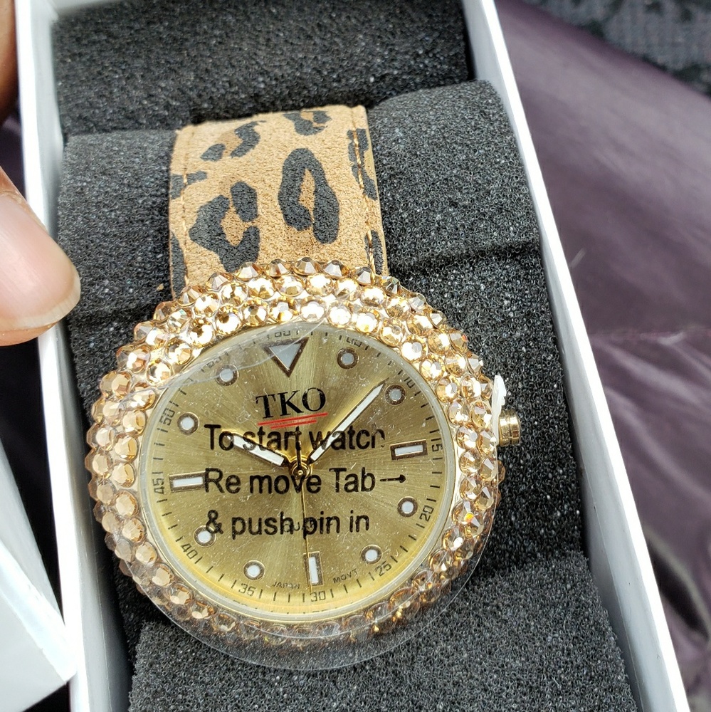 TKO Orlogi Leopard Print Watch